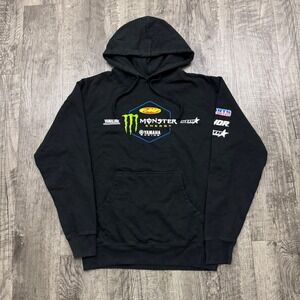 FMF Hoodie Monster Energy Yamaha Racing Black Sz M